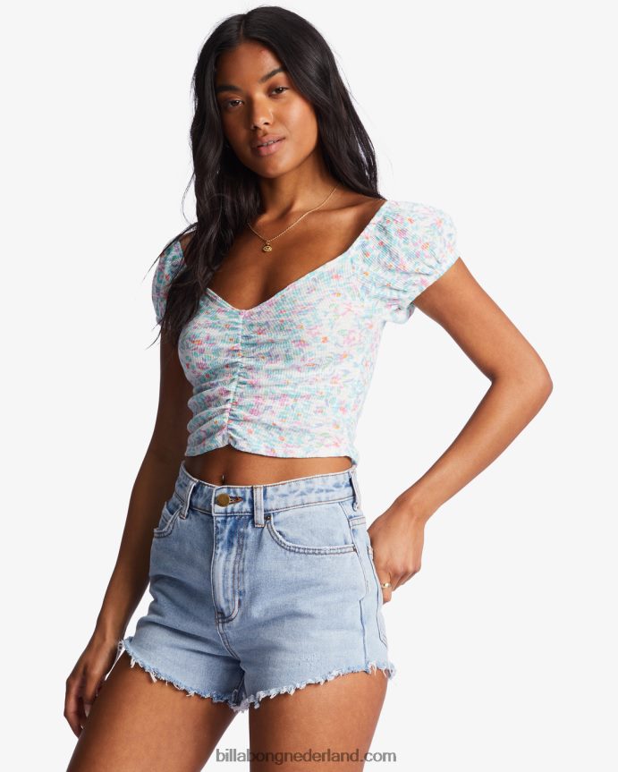 Billabong vrouwen mooie zoete crop topzout kristal 4D20H2195