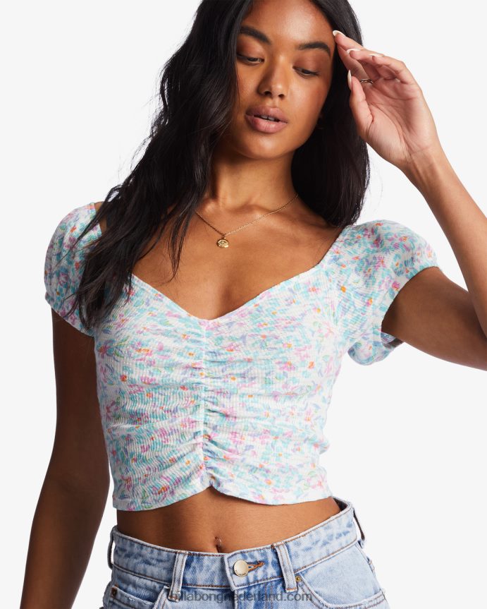 Billabong vrouwen mooie zoete crop topzout kristal 4D20H2195