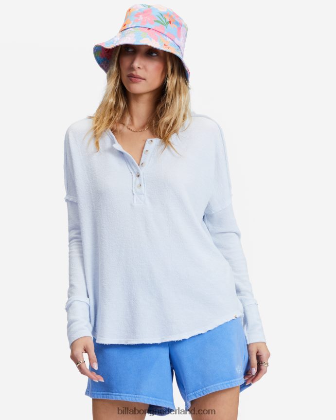 Billabong vrouwen nieuwe anyday henley topregen druppel 4D20H2306