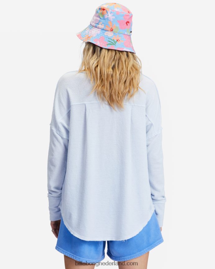 Billabong vrouwen nieuwe anyday henley topregen druppel 4D20H2306