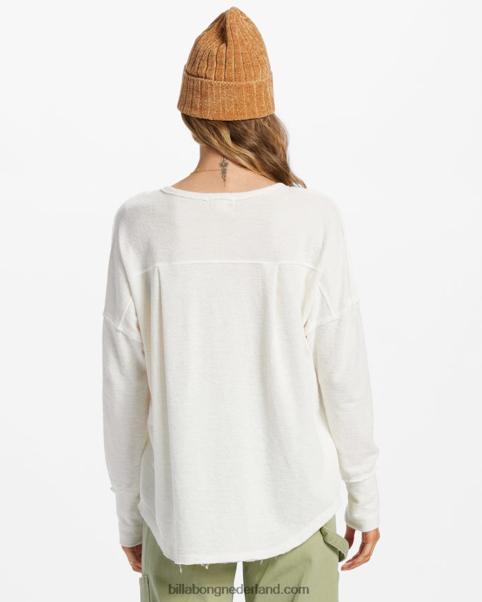 Billabong vrouwen nieuwe anyday henley topzout kristal 4D20H1954