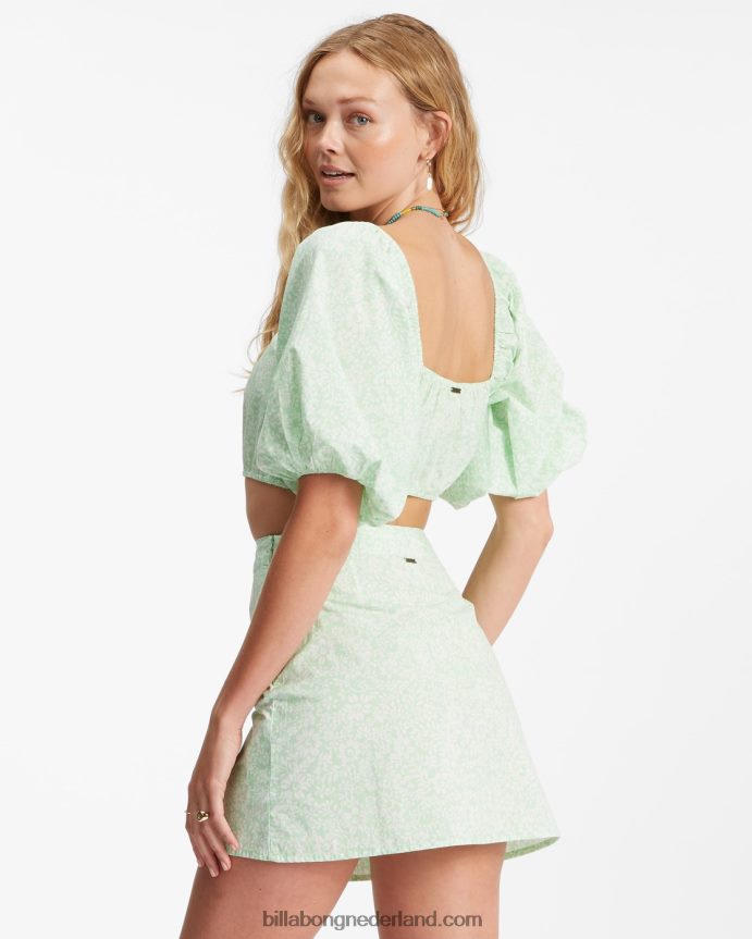 Billabong vrouwen tropische zon crop tophoning dauw 4D20H2354