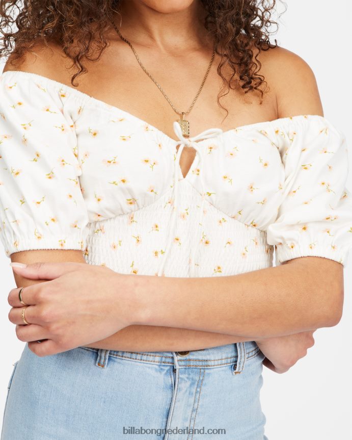 Billabong vrouwen zoete gebreide top met zonsondergangprintzout kristal 4D20H2301