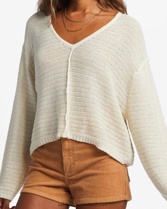 Billabong vrouwen elke dag pulloverwitte pet 4D20H1780