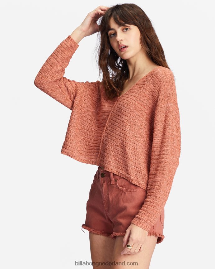 Billabong vrouwen elke dag pulloverzoete chocolade 4D20H2211