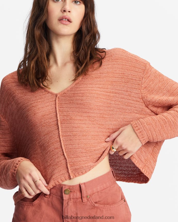 Billabong vrouwen elke dag pulloverzoete chocolade 4D20H2211