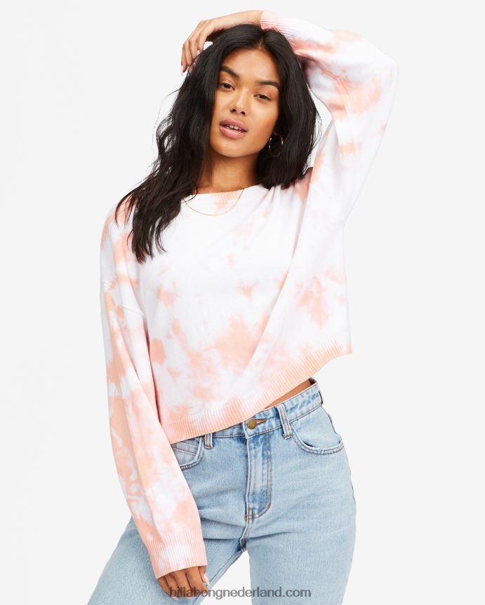 Billabong vrouwen onder de zon trui met ronde halsmeloen 4D20H2328