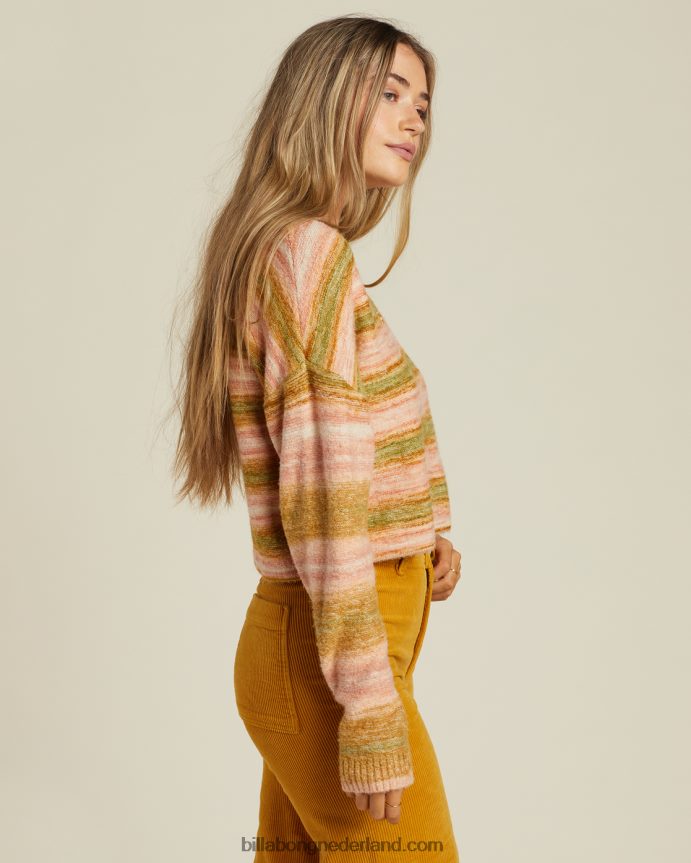 Billabong vrouwen zo gecharmeerd licht bijgesneden truiwarme stralen 4D20H2228