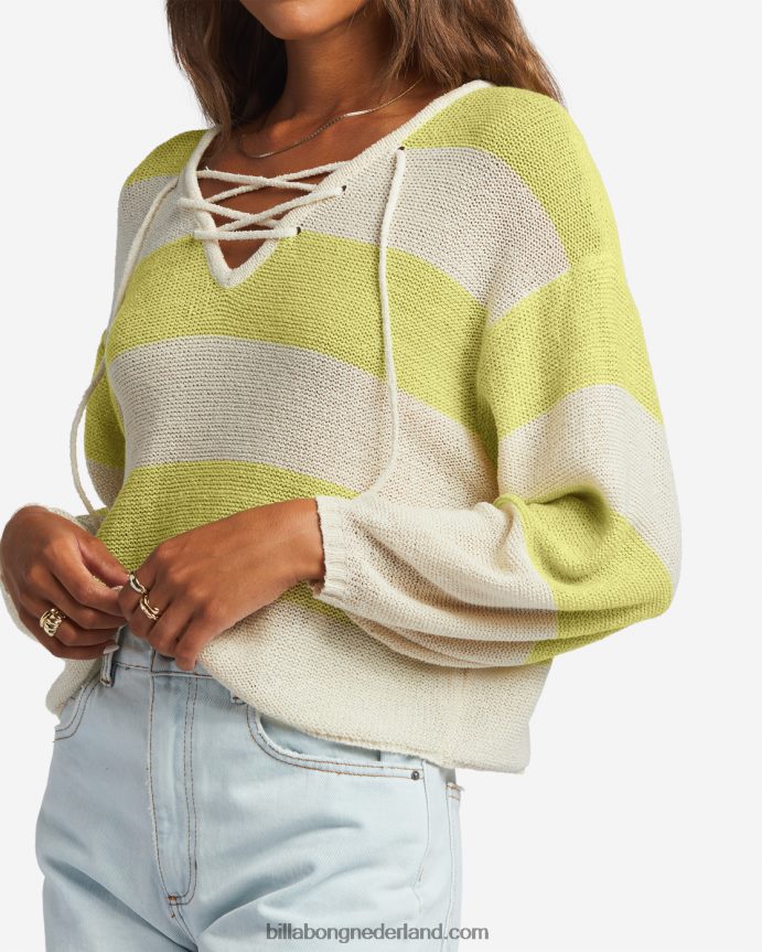 Billabong vrouwen zo lief truitjelichte limoen 4D20H1872