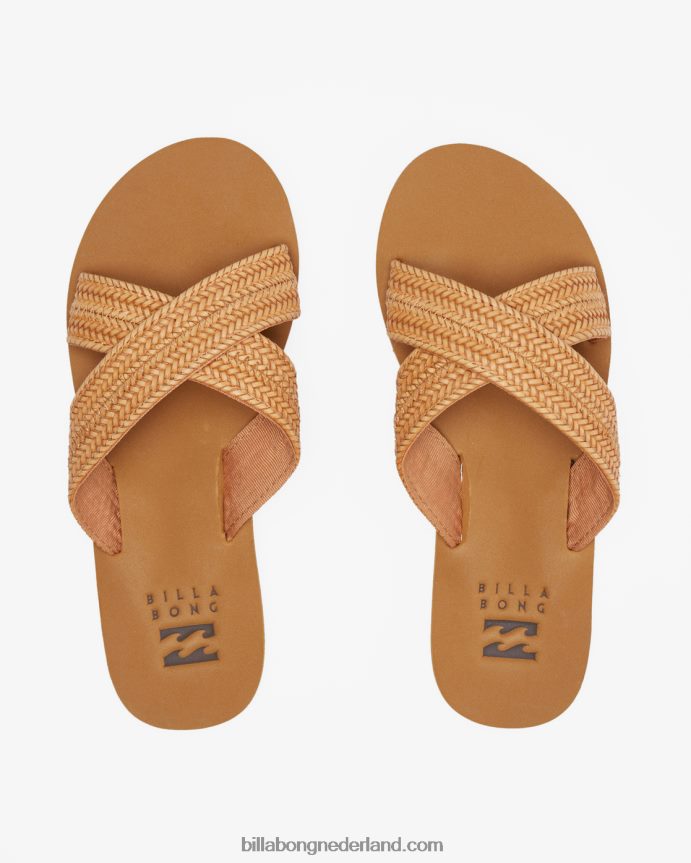 Billabong vrouwen avery slider sandalenbruinen 4D20H2498