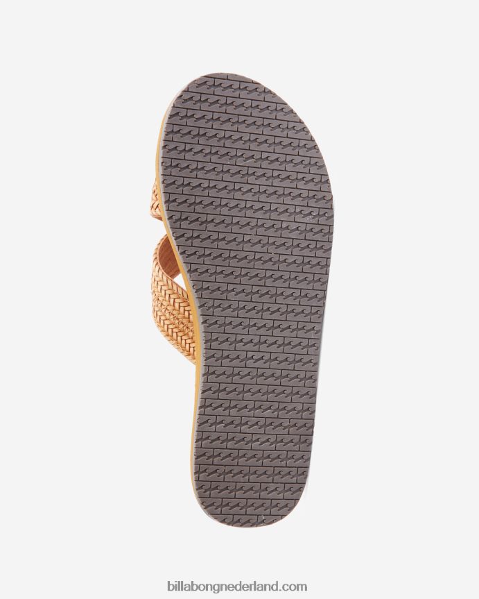Billabong vrouwen avery slider sandalenbruinen 4D20H2498