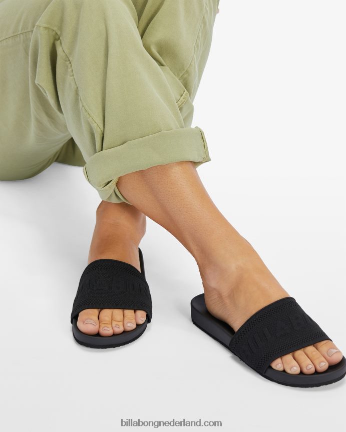 Billabong vrouwen cruz slider sandalenzwart 4D20H2530