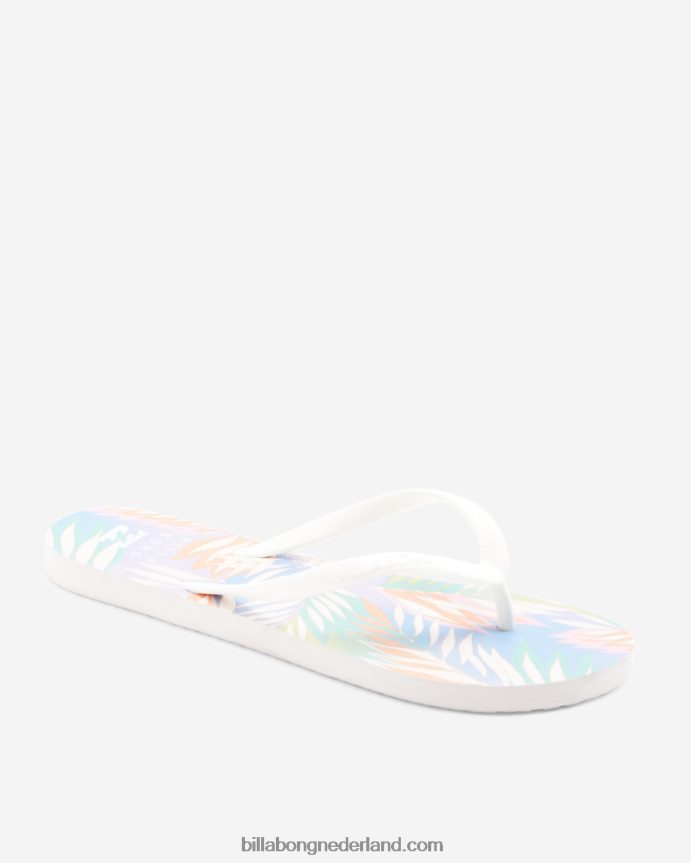 Billabong vrouwen dama rubberen teenslipper sandalenlila briesje 4D20H2517