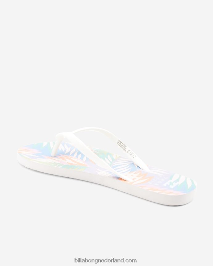 Billabong vrouwen dama rubberen teenslipper sandalenlila briesje 4D20H2517