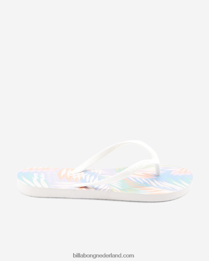 Billabong vrouwen dama rubberen teenslipper sandalenlila briesje 4D20H2517