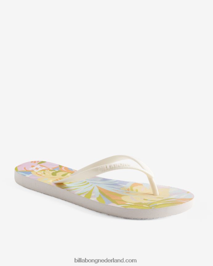 Billabong vrouwen dama rubberen teenslipper sandalenmos weide 4D20H2515