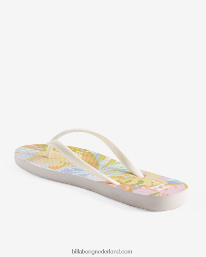 Billabong vrouwen dama rubberen teenslipper sandalenmos weide 4D20H2515