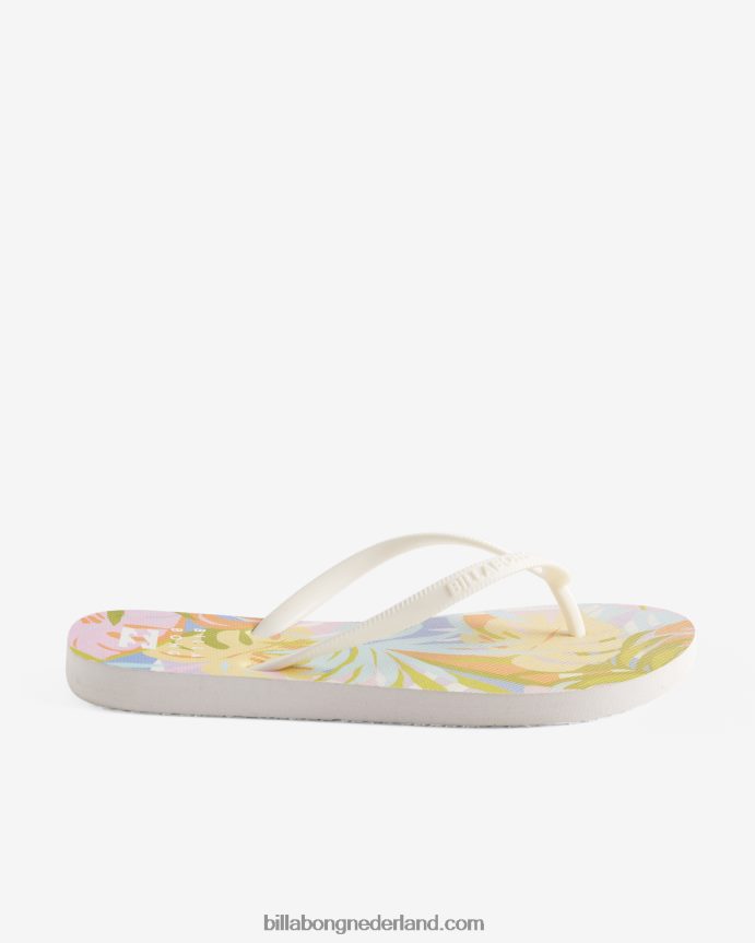 Billabong vrouwen dama rubberen teenslipper sandalenmos weide 4D20H2515