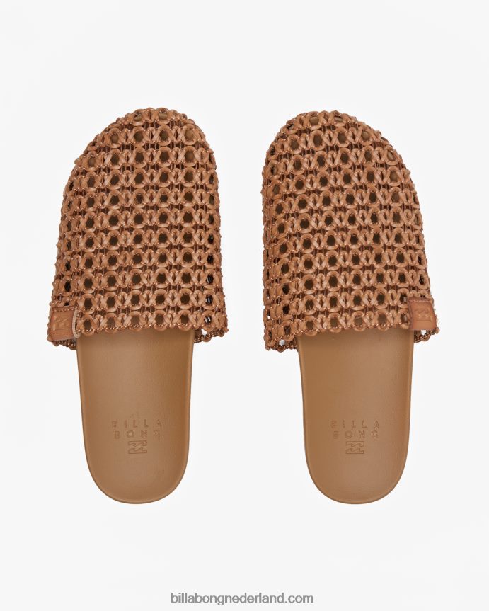 Billabong vrouwen maddie slider sandalenbruinen 4D20H2527