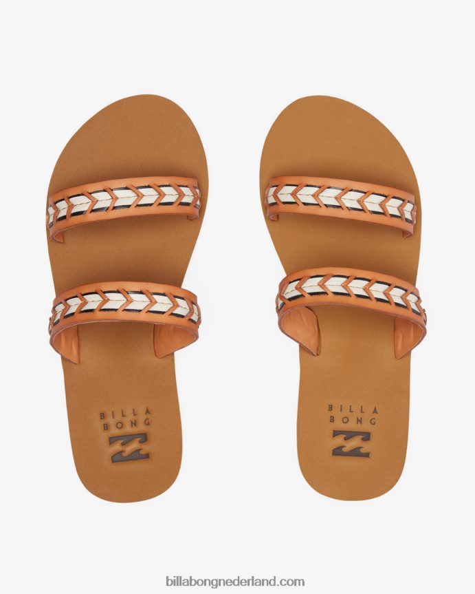 Billabong vrouwen nori slipperszwart/bruin 4D20H2522