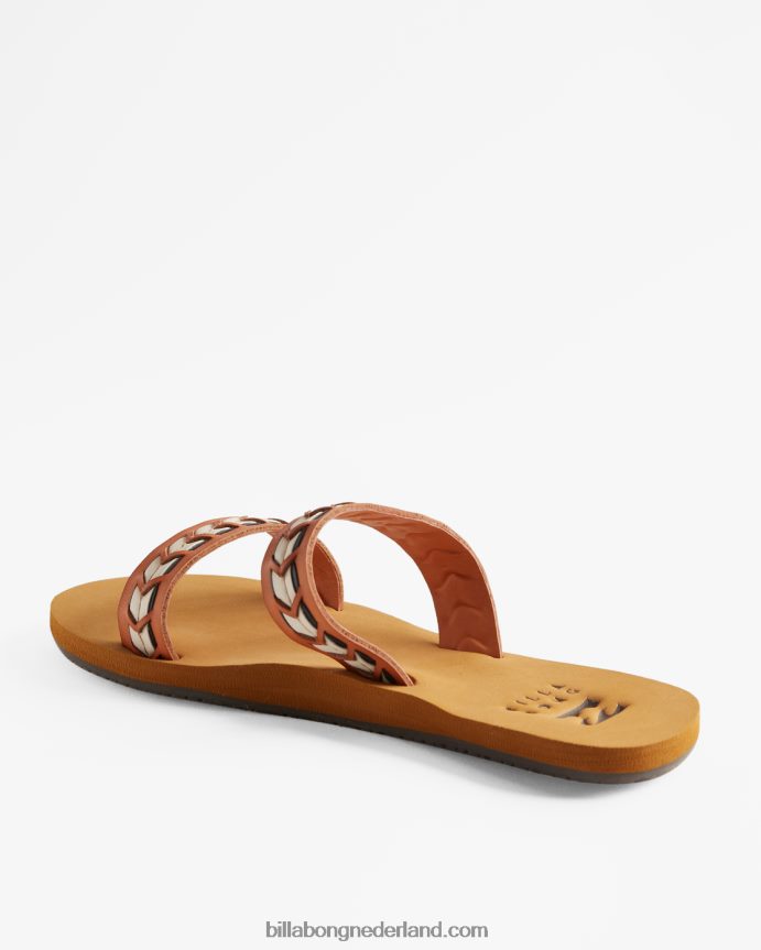 Billabong vrouwen nori slipperszwart/bruin 4D20H2522