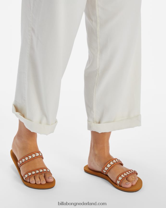 Billabong vrouwen nori slipperszwart/bruin 4D20H2522