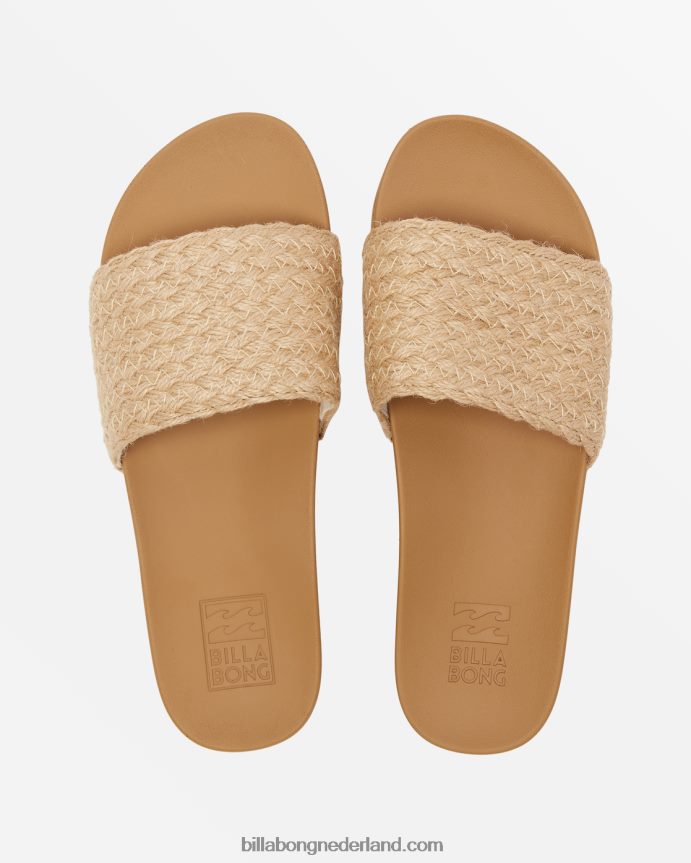 Billabong vrouwen sandalen aan het strandbruinen 4D20H2418