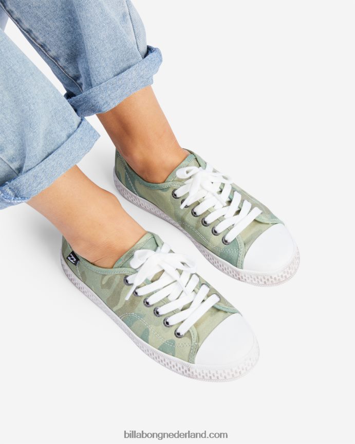 Billabong vrouwen indie canvas schoenencamouflage 4D20H2503