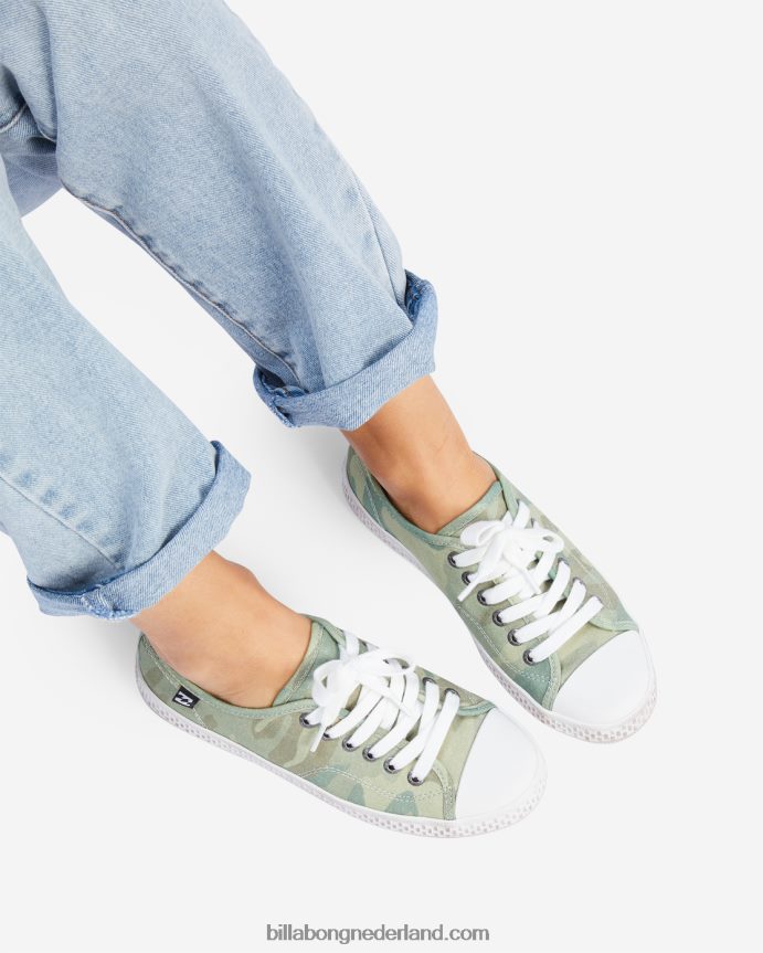Billabong vrouwen indie canvas schoenencamouflage 4D20H2503