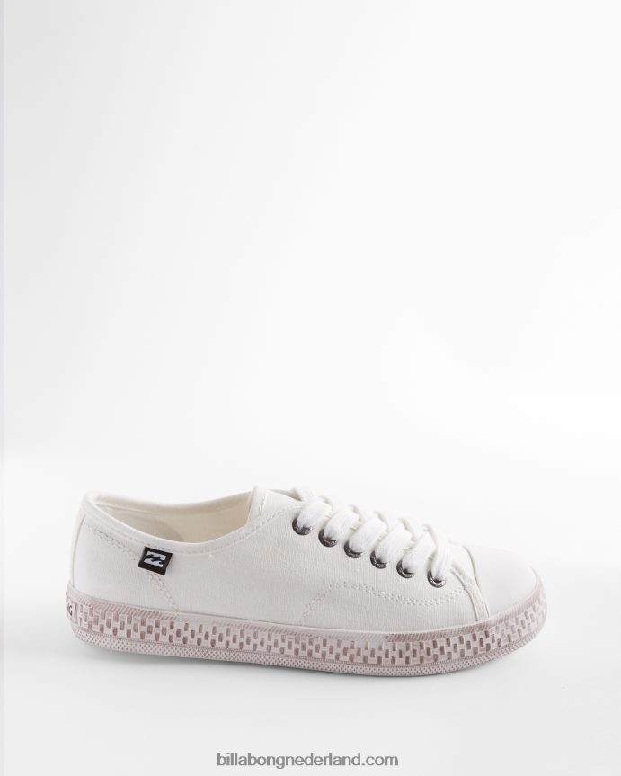 Billabong vrouwen indie canvas schoenengebroken wit 4D20H2506