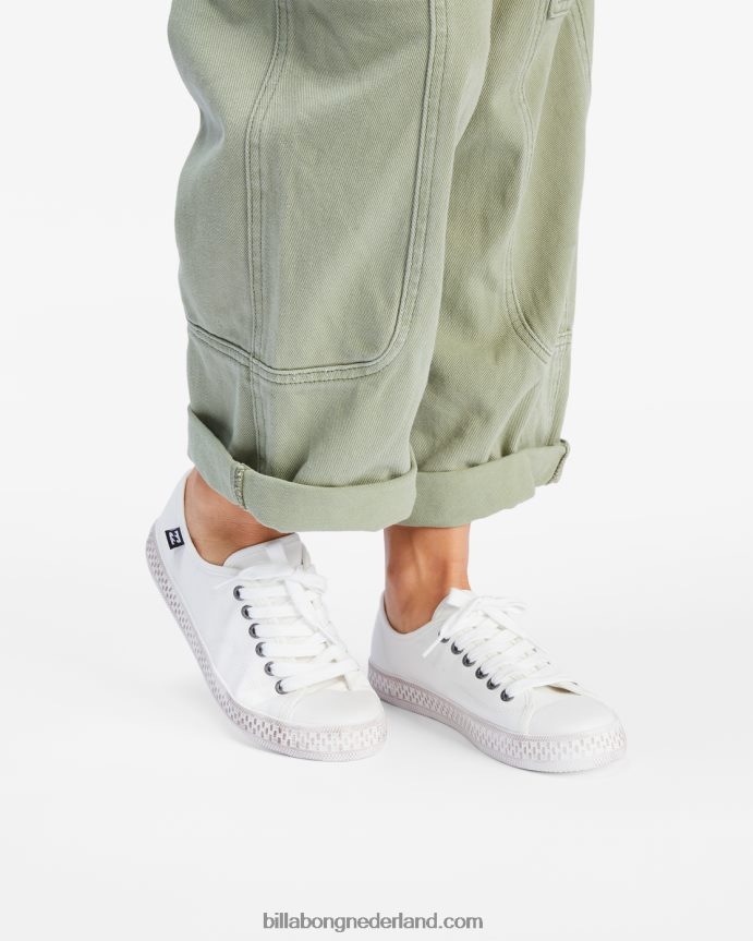 Billabong vrouwen indie canvas schoenengebroken wit 4D20H2506