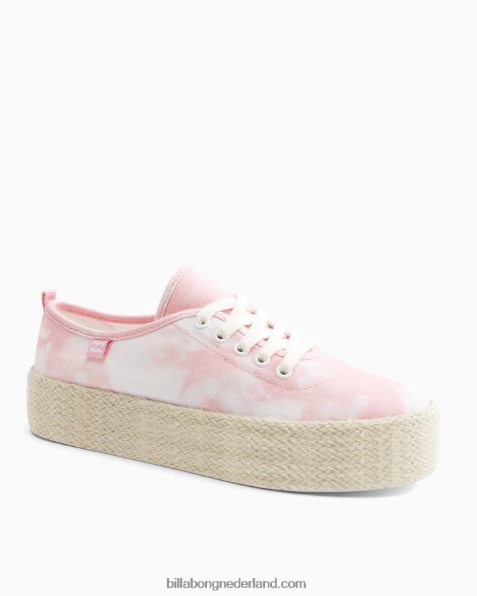 Billabong vrouwen puebla canvas platform schoenenlichte sorbet 4D20H2545