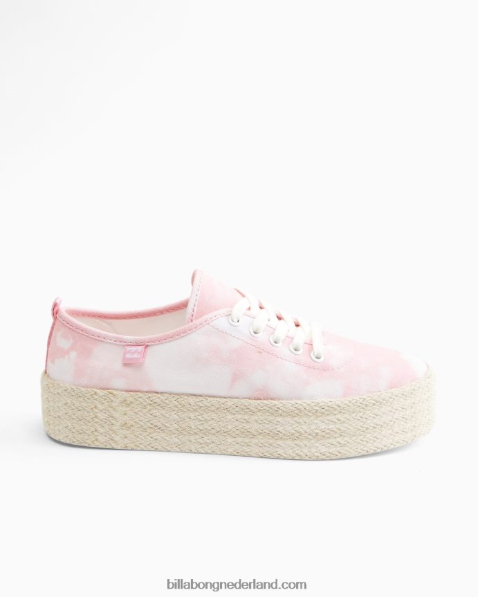 Billabong vrouwen puebla canvas platform schoenenlichte sorbet 4D20H2545