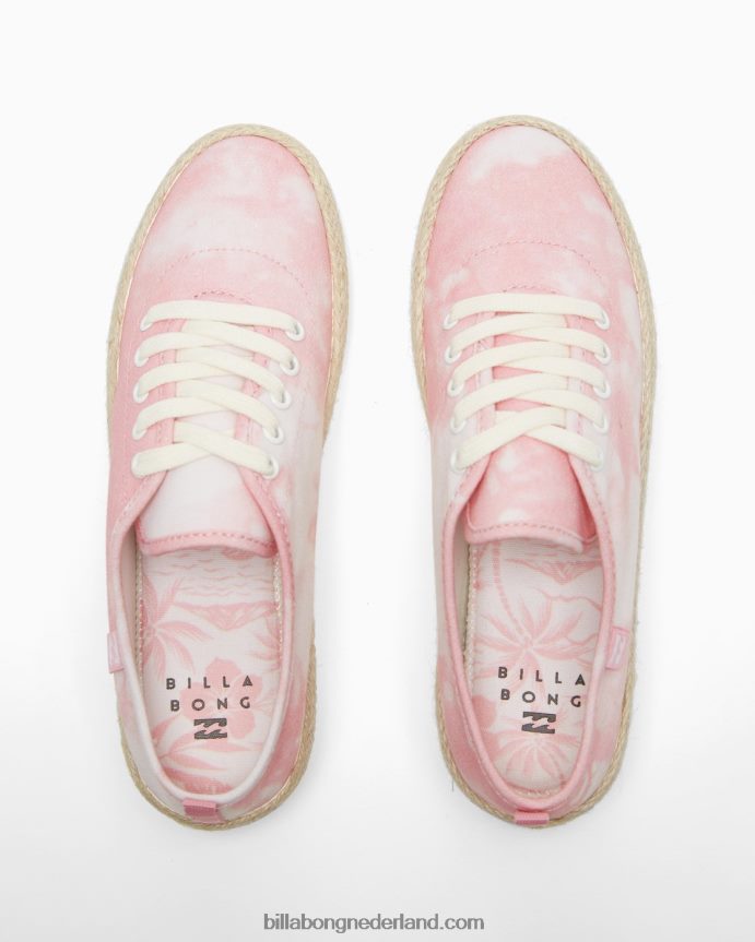 Billabong vrouwen puebla canvas platform schoenenlichte sorbet 4D20H2545