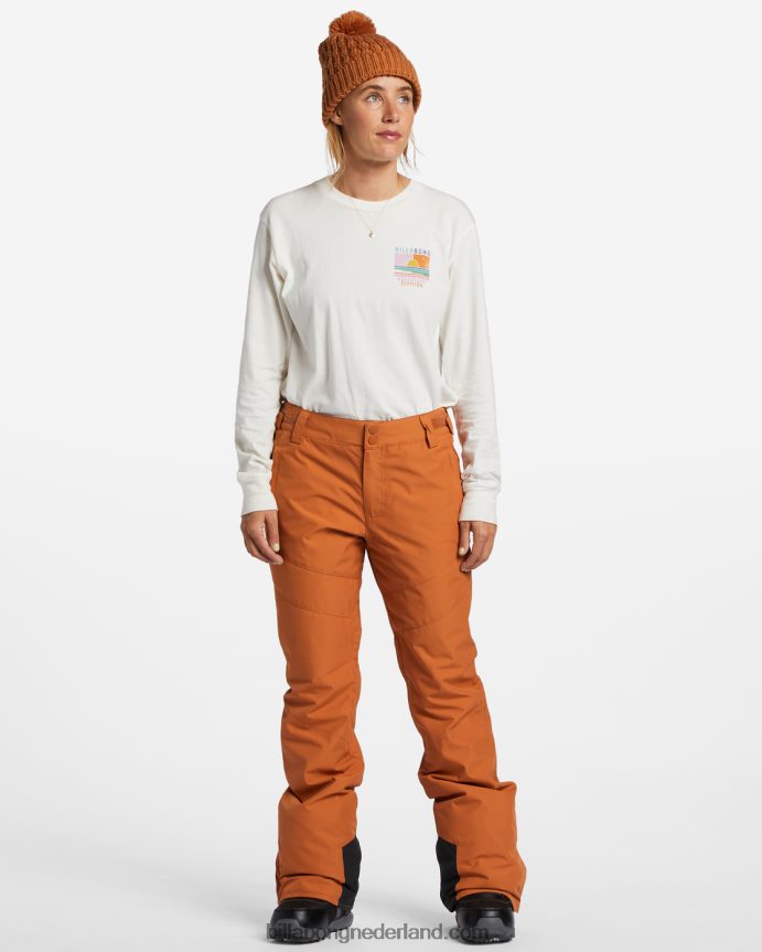 Billabong vrouwen a/div malla geïsoleerde sneeuwbroekadobe 4D20H2557