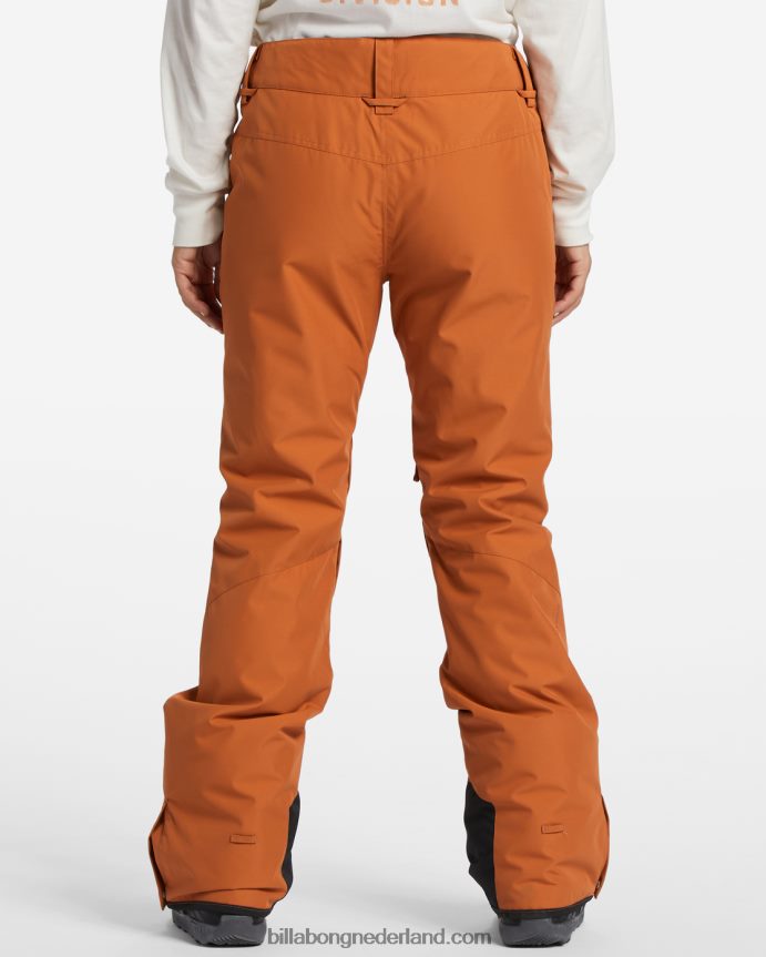 Billabong vrouwen a/div malla geïsoleerde sneeuwbroekadobe 4D20H2557