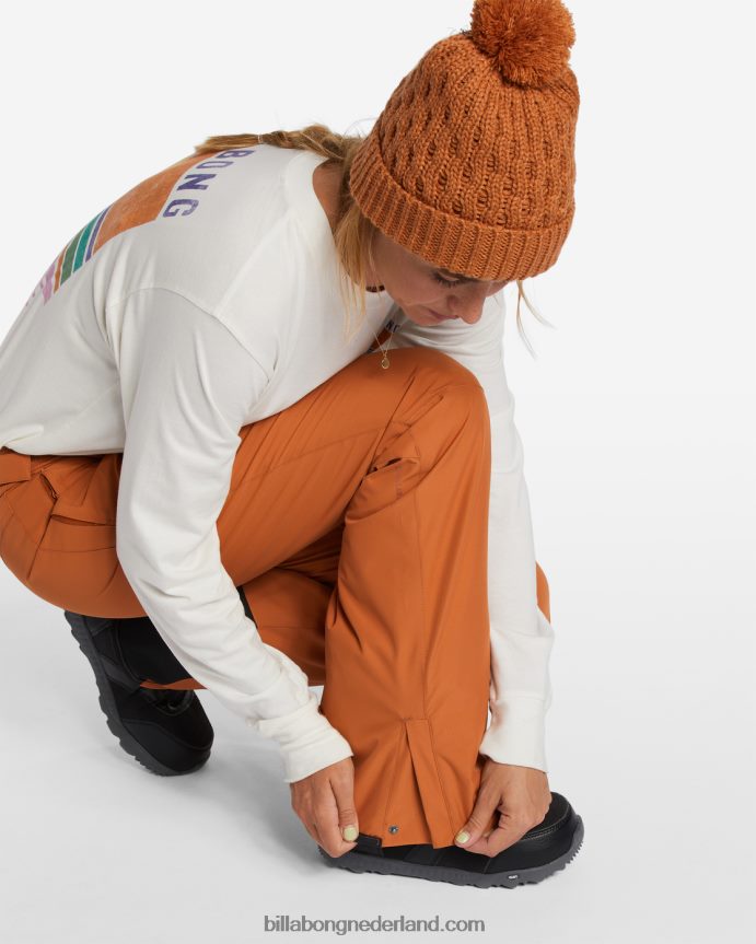 Billabong vrouwen a/div malla geïsoleerde sneeuwbroekadobe 4D20H2557