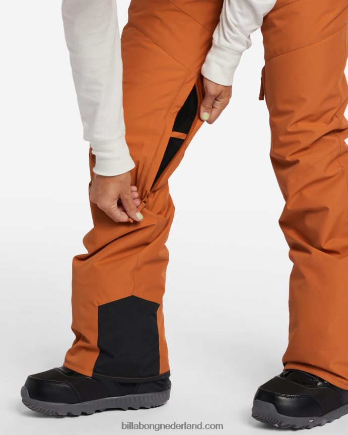 Billabong vrouwen a/div malla geïsoleerde sneeuwbroekadobe 4D20H2557