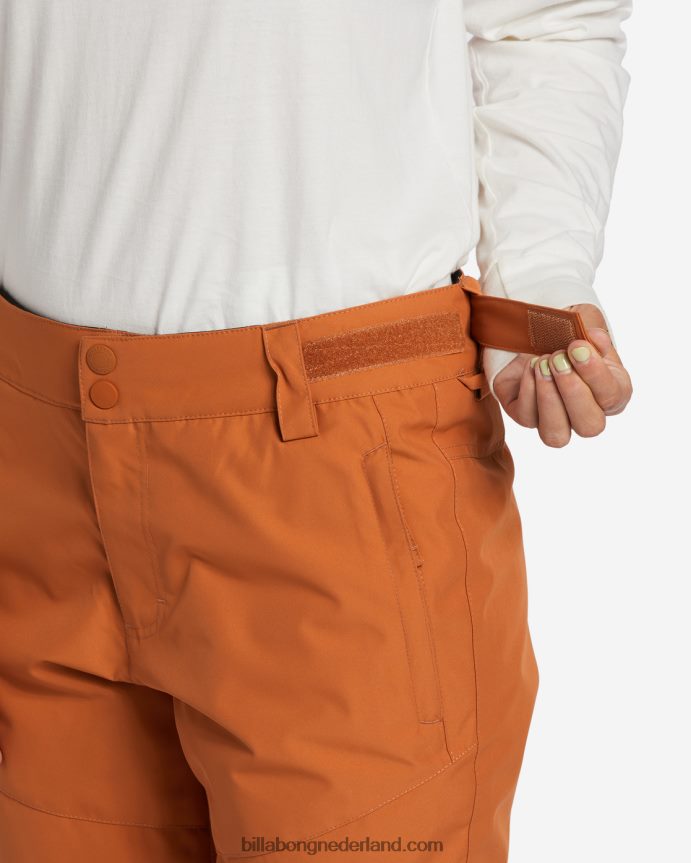 Billabong vrouwen a/div malla geïsoleerde sneeuwbroekadobe 4D20H2557