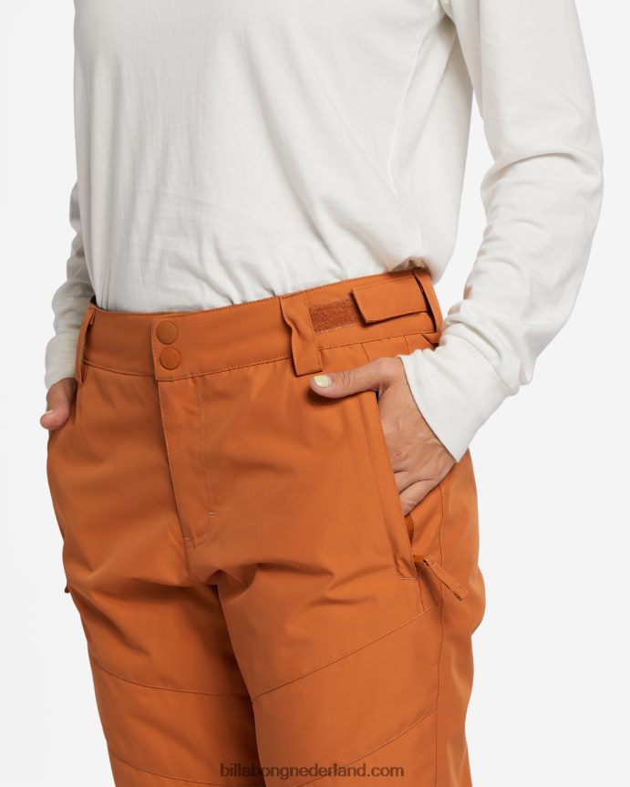 Billabong vrouwen a/div malla geïsoleerde sneeuwbroekadobe 4D20H2557