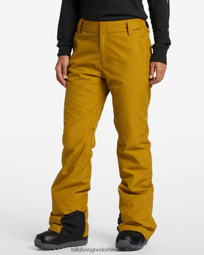 Billabong vrouwen a/div malla geïsoleerde sneeuwbroekvers mos 4D20H2551