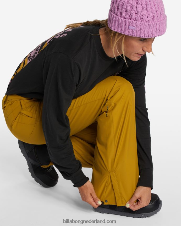 Billabong vrouwen a/div malla geïsoleerde sneeuwbroekvers mos 4D20H2551
