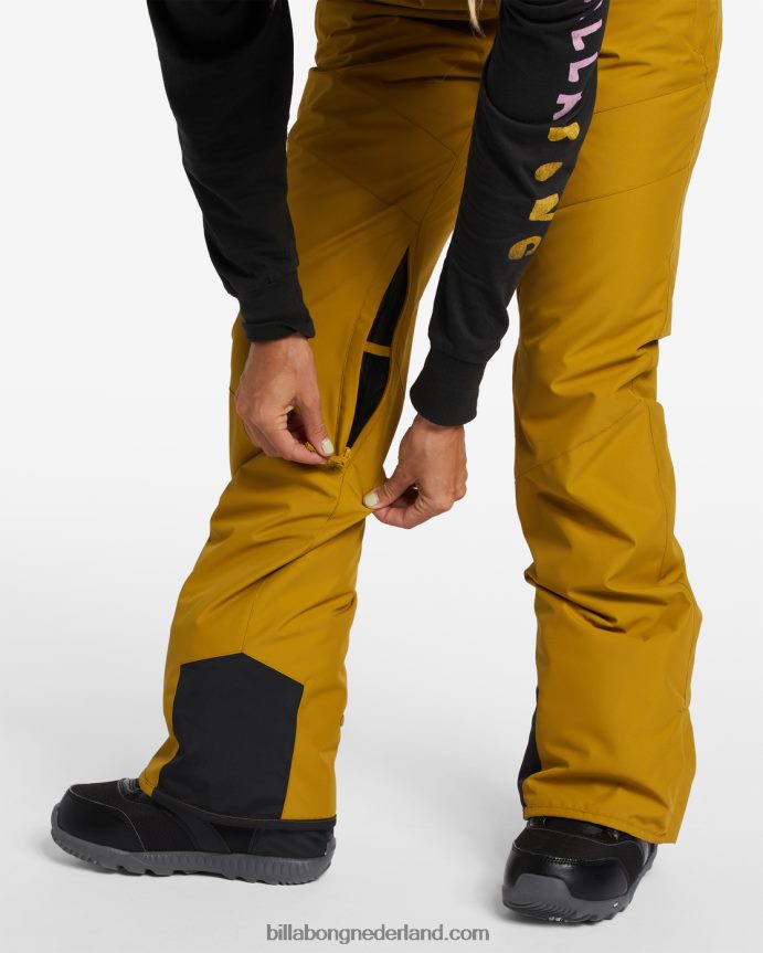 Billabong vrouwen a/div malla geïsoleerde sneeuwbroekvers mos 4D20H2551
