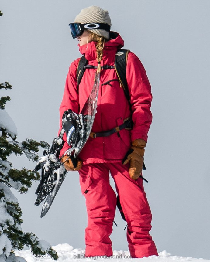 Billabong vrouwen a/div nela 15k geïsoleerde sneeuwbroekscharlaken 4D20H2559