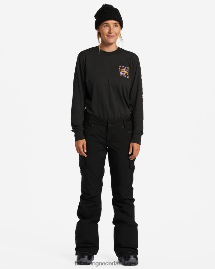 Billabong vrouwen a/div nela 15k geïsoleerde sneeuwbroekzwart 4D20H2558