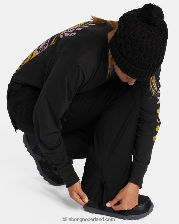Billabong vrouwen a/div nela 15k geïsoleerde sneeuwbroekzwart 4D20H2558