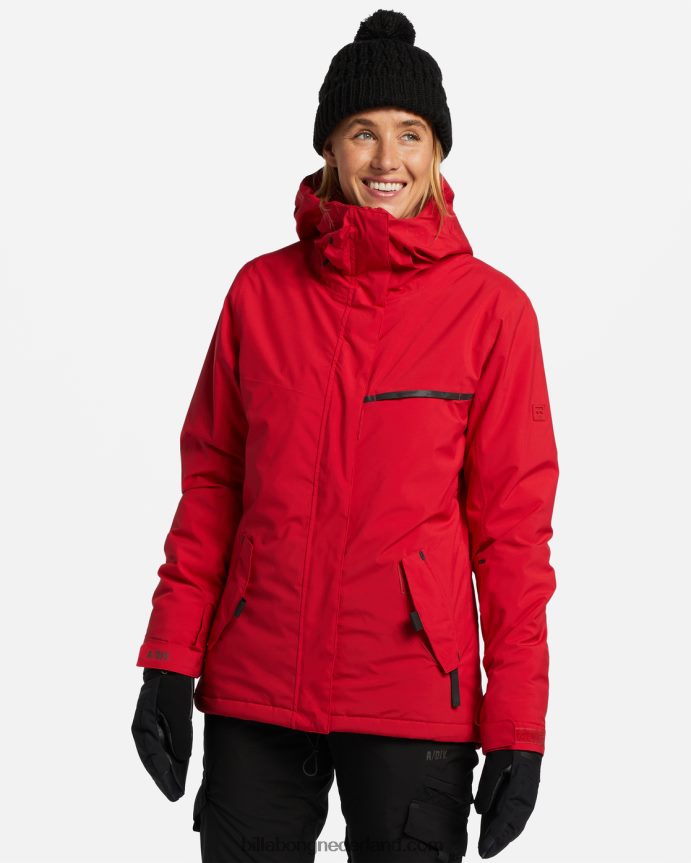 Billabong vrouwen a/div eclipse 15k geïsoleerd sneeuwjackscharlaken 4D20H2562