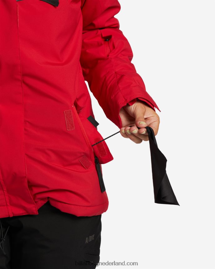 Billabong vrouwen a/div eclipse 15k geïsoleerd sneeuwjackscharlaken 4D20H2562