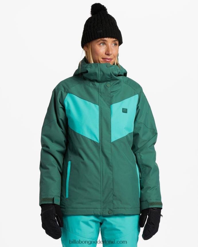 Billabong vrouwen a/div goed geïsoleerd sneeuwjackgroenblijvend 4D20H2560