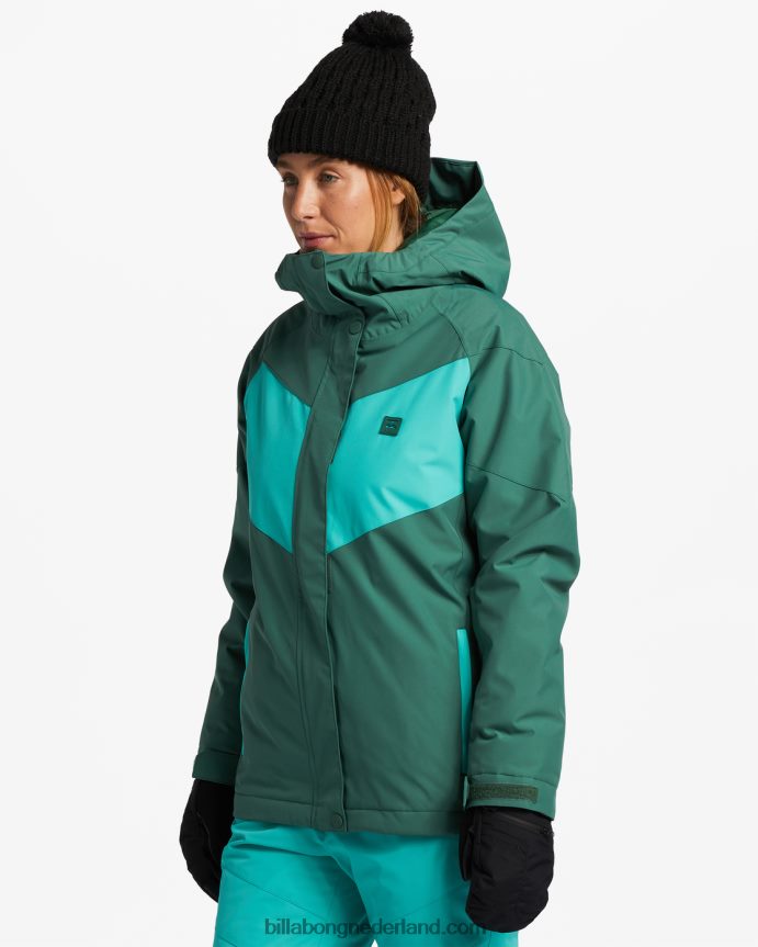 Billabong vrouwen a/div goed geïsoleerd sneeuwjackgroenblijvend 4D20H2560
